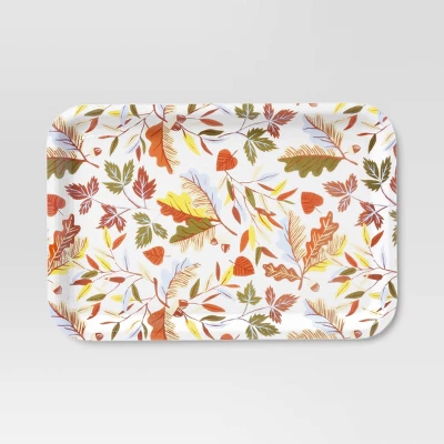 Leaf Melamine Tray Large - Room Essentials™ 4 Leaf Melamine Tray Large - Room Essentials™ - Image 2
