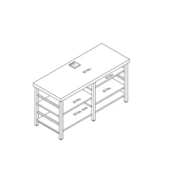 Adjustable Storage Dorm TV Stand For TVs Up To 50" Black Wood Grain Finish - Room Essentials™ 9 Adjustable Storage Dorm TV Stand For TVs Up To 50" Black Wood Grain Finish - Room Essentials™ -Room Essentials GUEST 0b3afdd0 91e5 48d6 8c98 460a3d135c4b