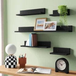 5pk Wall Shelf Picture Ledge - Room Essentialsā¢