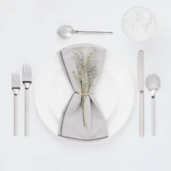 30pc Squared Straight Flatware Set With Caddy - Room Essentialsā¢: Silverware Set, Service For 6, Forks Spoons Knives