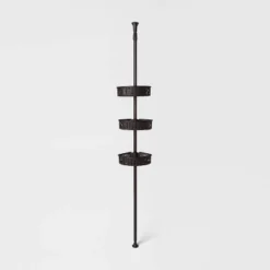 Steel Corner Tension Pole Caddy - Room Essentials™ -Room Essentials GUEST 14bce56a 1f6f 469f a443 28c65a963247