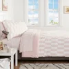 Dash Stripe Printed Microfiber Reversible Comforter & Sheets Set Ivory/Light Pink - Room Essentials™ -Room Essentials GUEST 1c62d8cb 69b4 4c7d b9fb 857eb088bdc9