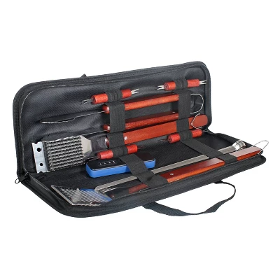 17pc BBQ Stainless Steel Grill Spatula Set Black - Room Essentials™ 3 17pc BBQ Stainless Steel Grill Spatula Set Black - Room Essentials™