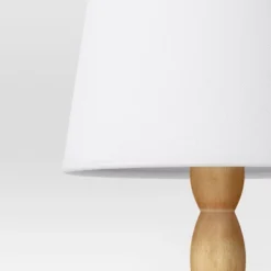 Turned Wood Stick Lamp Brown - Room Essentials™: Modern Accent Table, ETL Listed, No Bulb Included 7 Turned Wood Stick Lamp Brown - Room Essentials™: Modern Accent Table, ETL Listed, No Bulb Included -Room Essentials GUEST 1d68481d 7341 465a abc8 70a010140043