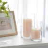 Clear Hurricane 3" X 4" Pillar Candle Holder - Room Essentials™ -Room Essentials GUEST 1e82d5c7 6c4a 494a 8d06 71d34dc9398f