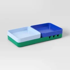 3pc Stackable Melamine Decorative Trays - Room Essentials™ -Room Essentials GUEST 219cdf7d 945c 4cb8 bdbc 483ee63f1162