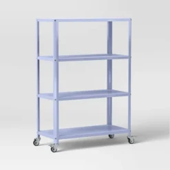 44" 3 Shelf Metal Rolling Bookcase - Room Essentials™ 12 44" 3 Shelf Metal Rolling Bookcase - Room Essentials™ -Room Essentials GUEST 247b3672 ee5f 4499 a3a0 3f45abe6b14f
