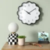 12" Wavy Wall Clock Black - Room Essentials™ -Room Essentials GUEST 2492eaa5 81c6 4af5 bb94 ce06d005eb61