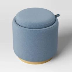 Round Upholstered Storage Ottoman - Room Essentials™ -Room Essentials GUEST 25ec3a51 5242 4bf1 a4dc 8a42491eb695