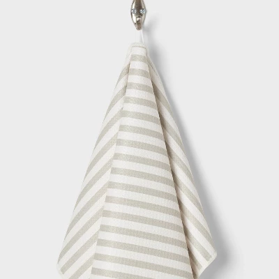 Quick Dry Striped Waffle Towel Tan - Room Essentials™ 5 Quick Dry Striped Waffle Towel Tan - Room Essentials™ - Image 3