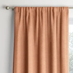 Room Darkening Heathered Thermal Window Curtain Panel Orange - Room Essentials™ 11 Room Darkening Heathered Thermal Window Curtain Panel Orange - Room Essentials™ -Room Essentials GUEST 2808d58c 6d7f 40ec bcc5 51677ac3209f
