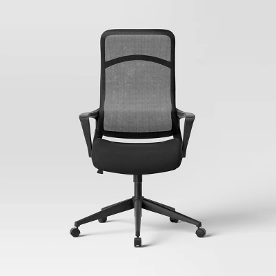 Comfort Office Chair Black - Room Essentials™ 4 Comfort Office Chair Black - Room Essentials™ - Image 2