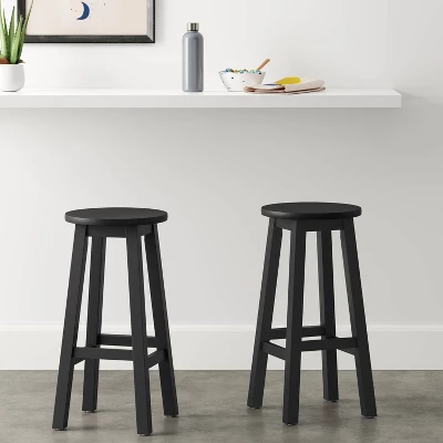 Basic Wood Counter Height Stool - Room Essentials™ 3 Basic Wood Counter Height Stool - Room Essentials™