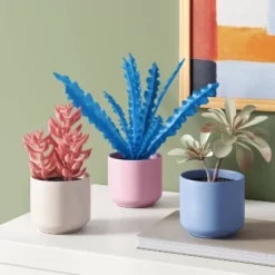 3pk 8.86" Succulent Artificial Plants Multicolor - Room Essentialsā¢