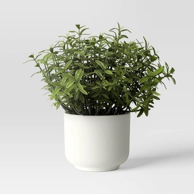 Herb Artificial Plant In White Pot - Room Essentials™ 5 Herb Artificial Plant In White Pot - Room Essentials™ - Image 3
