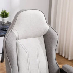 Swivel Dorm Gaming Chair Gray - Room Essentials™: Upholstered Computer Desk Chair, Adjustable, Fixed Arms -Room Essentials GUEST 34708a7a 03d1 4a70 bba3 c5db3a591735