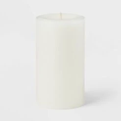 4" X 7" Unscented Candle White - Room Essentials™: Paraffin Wax, 120hr Burn Time, Single Wick 5 4" X 7" Unscented Candle White - Room Essentials™: Paraffin Wax, 120hr Burn Time, Single Wick -Room Essentials GUEST 386c29fe 85b0 4cd5 af87 72f6635472a4