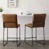 Upholstered Counter Height Barstool With Metal Frame Camel Faux Leather - Room Essentials™: Sledge-Style Legs, Padded Seat 1 Upholstered Counter Height Barstool With Metal Frame Camel Faux Leather - Room Essentials™: Sledge-Style Legs, Padded Seat -Room Essentials GUEST 3e90c9b1 4354 4987 bc76 0dfbd781d2b5