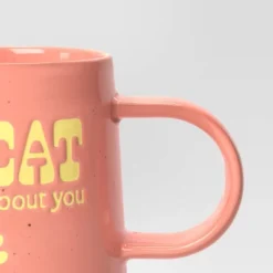 16oz Stoneware My Cat Was Right About You Mug - Room Essentials™: Orange Coffee Mug, Microwave & Dishwasher Safe -Room Essentials GUEST 4059b10e 1891 41a9 be9f c7fbcb7d7d06