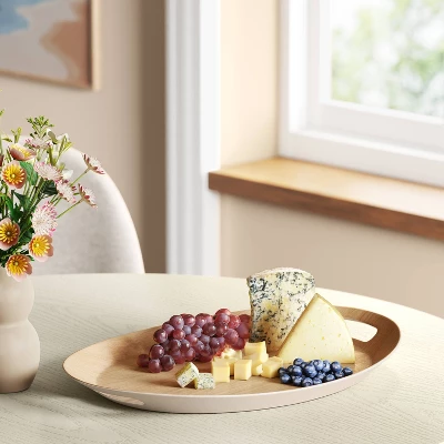 19" Melamine Serving Tray With Handle - Room Essentials™ 3 19" Melamine Serving Tray With Handle - Room Essentials™