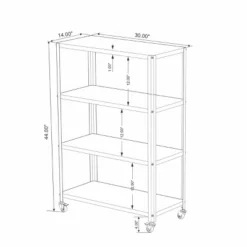 44" 3 Shelf Metal Rolling Bookcase - Room Essentials™ 11 44" 3 Shelf Metal Rolling Bookcase - Room Essentials™ -Room Essentials GUEST 4662c0f8 5e3f 4280 bf06 880e61cf3cfb