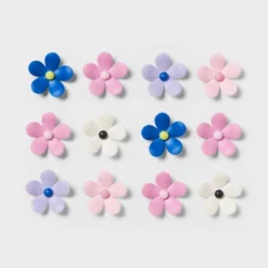 12pc Flower Fridge Magnet Set - Room Essentials™ -Room Essentials GUEST 468c016c 8f9a 4b38 ac9f 6d0c6b2d1e88