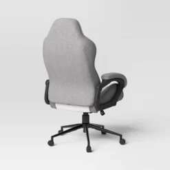 Swivel Dorm Gaming Chair Gray - Room Essentials™: Upholstered Computer Desk Chair, Adjustable, Fixed Arms -Room Essentials GUEST 506b2878 22d9 4979 a0b4 b39da892a243