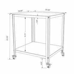 Metal Accent Rolling End Table Chalk White - Room Essentials™ 9 Metal Accent Rolling End Table Chalk White - Room Essentials™ -Room Essentials GUEST 51c19739 4361 4785 ab78 878da936f342