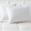 Standard/Queen Medium 2pk Plush Knit Bed Pillows White - Room Essentials™ -Room Essentials GUEST 57f53af5 ad4b 4d8b 84d7 e21a8413bdb1