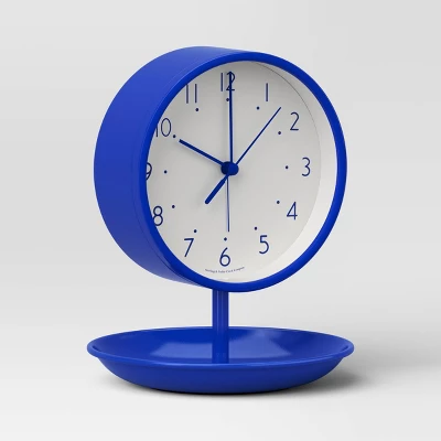 Trinket Tray Alarm Clock Blue - Room Essentials™ 4 Trinket Tray Alarm Clock Blue - Room Essentials™ - Image 2