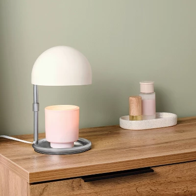 Candle Lamp Warmer White Dome - Room Essentials™ 3 Candle Lamp Warmer White Dome - Room Essentials™