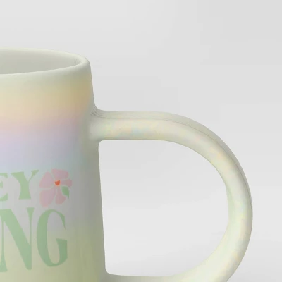 16oz Stoneware Low Key Thriving Mug - Room Essentials™: Coffee Cup, Microwave & Dishwasher Safe Drinkware 4 16oz Stoneware Low Key Thriving Mug - Room Essentials™: Coffee Cup, Microwave & Dishwasher Safe Drinkware - Image 2