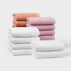 18pk Everyday Washcloths - Room Essentials™ -Room Essentials GUEST 6385c6be dcc5 4cdd b1f7 6a685aa84311