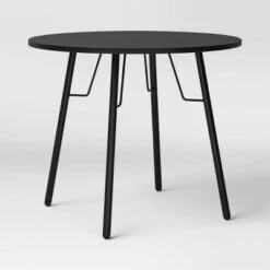 36" Round Dining Table Black - Room Essentials™ 12 36" Round Dining Table Black - Room Essentials™ -Room Essentials GUEST 672e6b51 63af 46b0 9b08 0aa177a1c38e