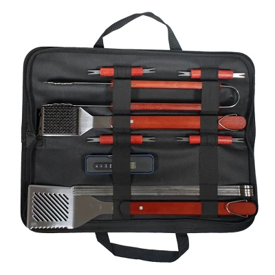 17pc BBQ Stainless Steel Grill Spatula Set Black - Room Essentials™ 7 17pc BBQ Stainless Steel Grill Spatula Set Black - Room Essentials™ - Image 5