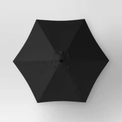 6' Round Outdoor Patio Market Umbrella With Black Pole - Room Essentials™ 21 6' Round Outdoor Patio Market Umbrella With Black Pole - Room Essentials™ -Room Essentials GUEST 683821a3 195c 4070 9129 c850565e0c91