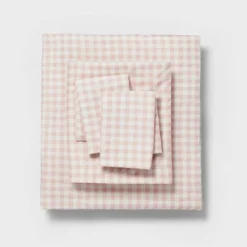 Dash Stripe Printed Microfiber Reversible Comforter & Sheets Set Ivory/Light Pink - Room Essentials™ 14 Dash Stripe Printed Microfiber Reversible Comforter & Sheets Set Ivory/Light Pink - Room Essentials™ -Room Essentials GUEST 68507cf3 a2b7 4bb8 a854 2dce462677a4