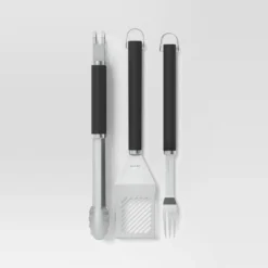 3pc Stainless Steel Grill Tool Set With Handles Light Silver - Room Essentials™: BBQ Accessories, Polypropylene Grip, No Assembly Required 9 3pc Stainless Steel Grill Tool Set With Handles Light Silver - Room Essentials™: BBQ Accessories, Polypropylene Grip, No Assembly Required -Room Essentials GUEST 6a70a262 f85e 4e2c b246 ab287dcc4968