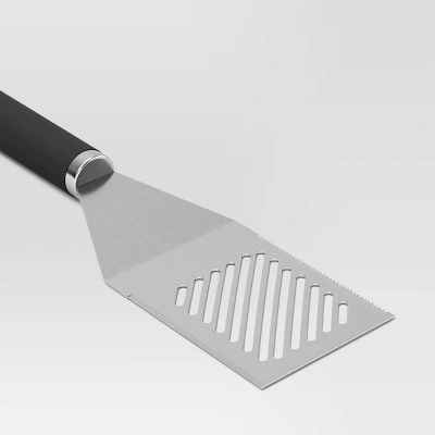 3pc Stainless Steel Grill Tool Set With Handles Light Silver - Room Essentials™: BBQ Accessories, Polypropylene Grip, No Assembly Required 4 3pc Stainless Steel Grill Tool Set With Handles Light Silver - Room Essentials™: BBQ Accessories, Polypropylene Grip, No Assembly Required - Image 2