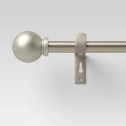 Café Smaller Ball Curtain Rod Silver - Room Essentials™ -Room Essentials GUEST 6b640b35 3d6d 4090 b7b2 f48607ae9060