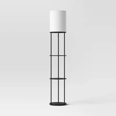 Shelf Floor Lamp Black - Room Essentials™ 5 Shelf Floor Lamp Black - Room Essentials™ - Image 3