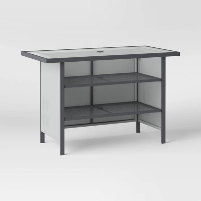 Patio Bar Table, Outdoor Furniture - Room Essentials™ 4 Patio Bar Table, Outdoor Furniture - Room Essentials™ - Image 2