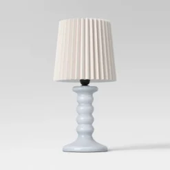 Mini Stick Table Lamp With Pleated Shade - Room Essentialsā¢