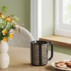 16oz Stoneware Broken Blinds Print Mug Black - Room Essentials™ -Room Essentials GUEST 74eef40d 2698 4f65 b1c9 ea6e461916c4