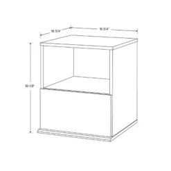 1 Drawer Modular Nightstand White - Room Essentials™ -Room Essentials GUEST 7905ea17 3d75 4eb6 89d5 c53f87bc4189
