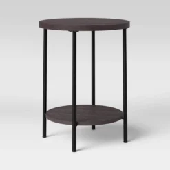 Wood And Metal Round End Table - Room Essentials™ -Room Essentials GUEST 7de02a42 b087 4db0 83d9 cdae70db2db1