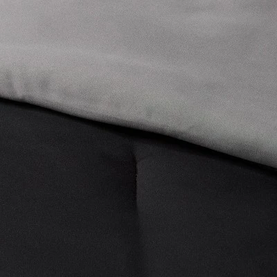 Solid Microfiber Reversible Comforter & Sheets Set - Room Essentials™ 6 Solid Microfiber Reversible Comforter & Sheets Set - Room Essentials™ - Image 4