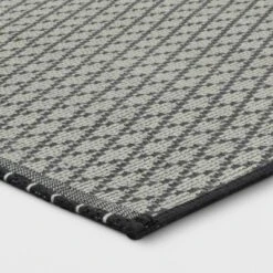 4'x5'6" Small Diamond Area Rug Charcoal Gray - Room Essentials™ 7 4'x5'6" Small Diamond Area Rug Charcoal Gray - Room Essentials™ -Room Essentials GUEST 8a71c9d6 119a 40ae 9167 f7cec448d925
