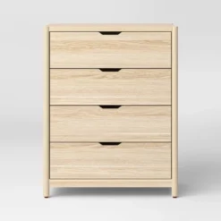 Scandi 4 Drawer Dresser Natural - Room Essentials™ -Room Essentials GUEST 92752e92 3ea2 47f1 aa5b c1fa3664c9cf
