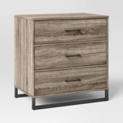 Mixed Material 3 Drawer Dresser - Room Essentials™ 16 Mixed Material 3 Drawer Dresser - Room Essentials™ -Room Essentials GUEST 94347957 ed8d 495b ac18 39542a4392ab
